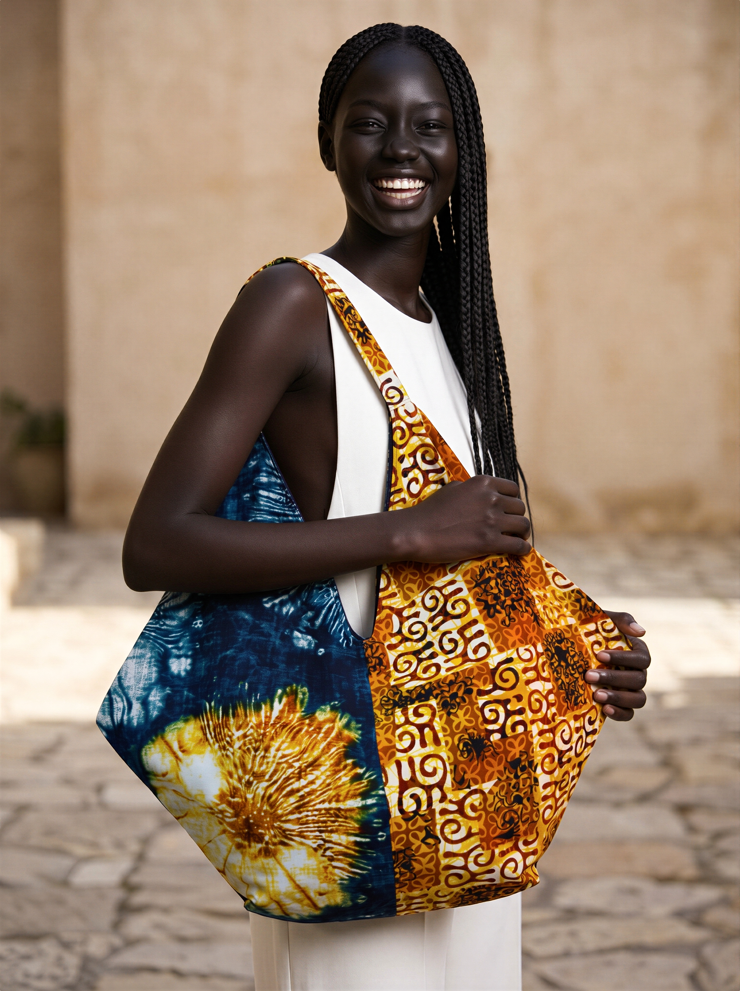 SIGANNA | Silence in Change - African Print Butterfly Bag