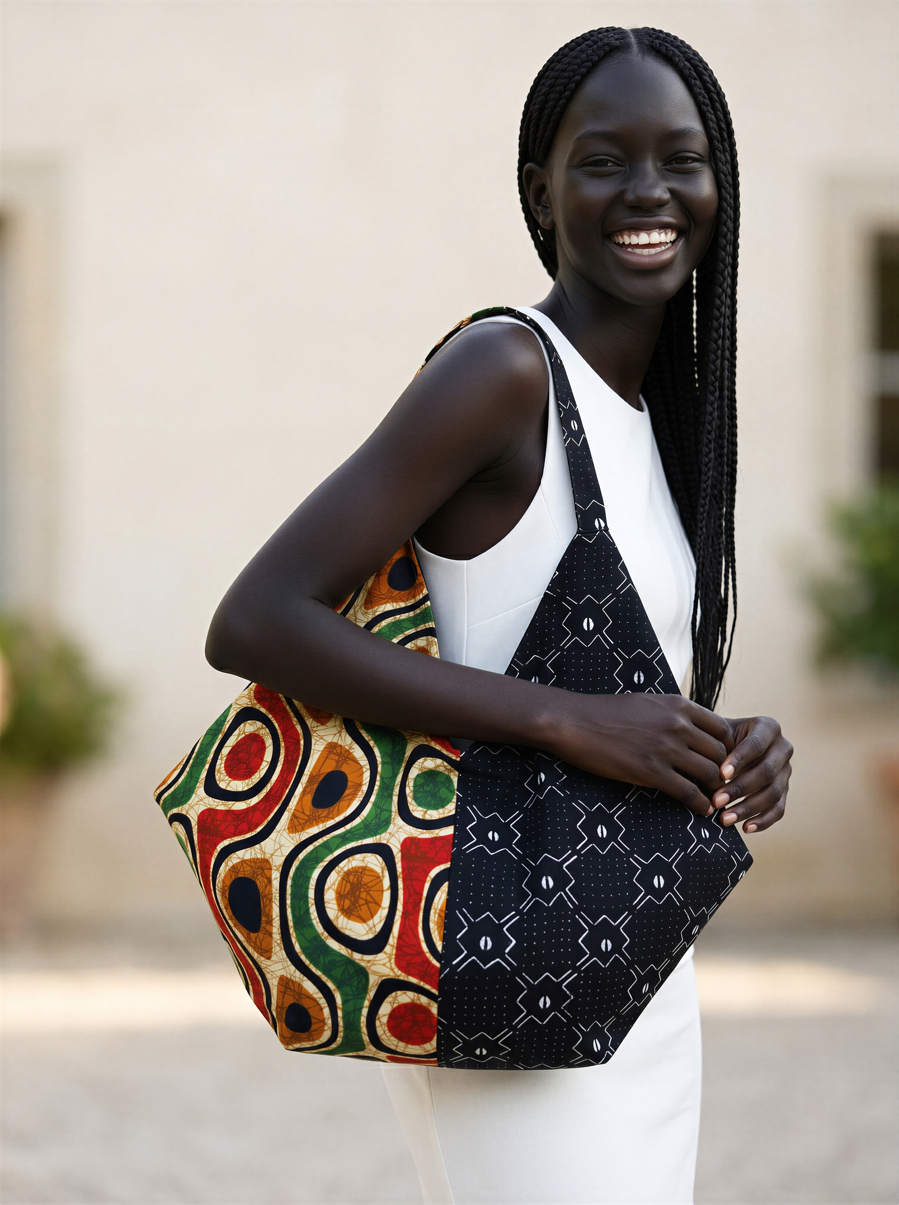 SIGANNA | Silence in Change - African Print Butterfly Bag