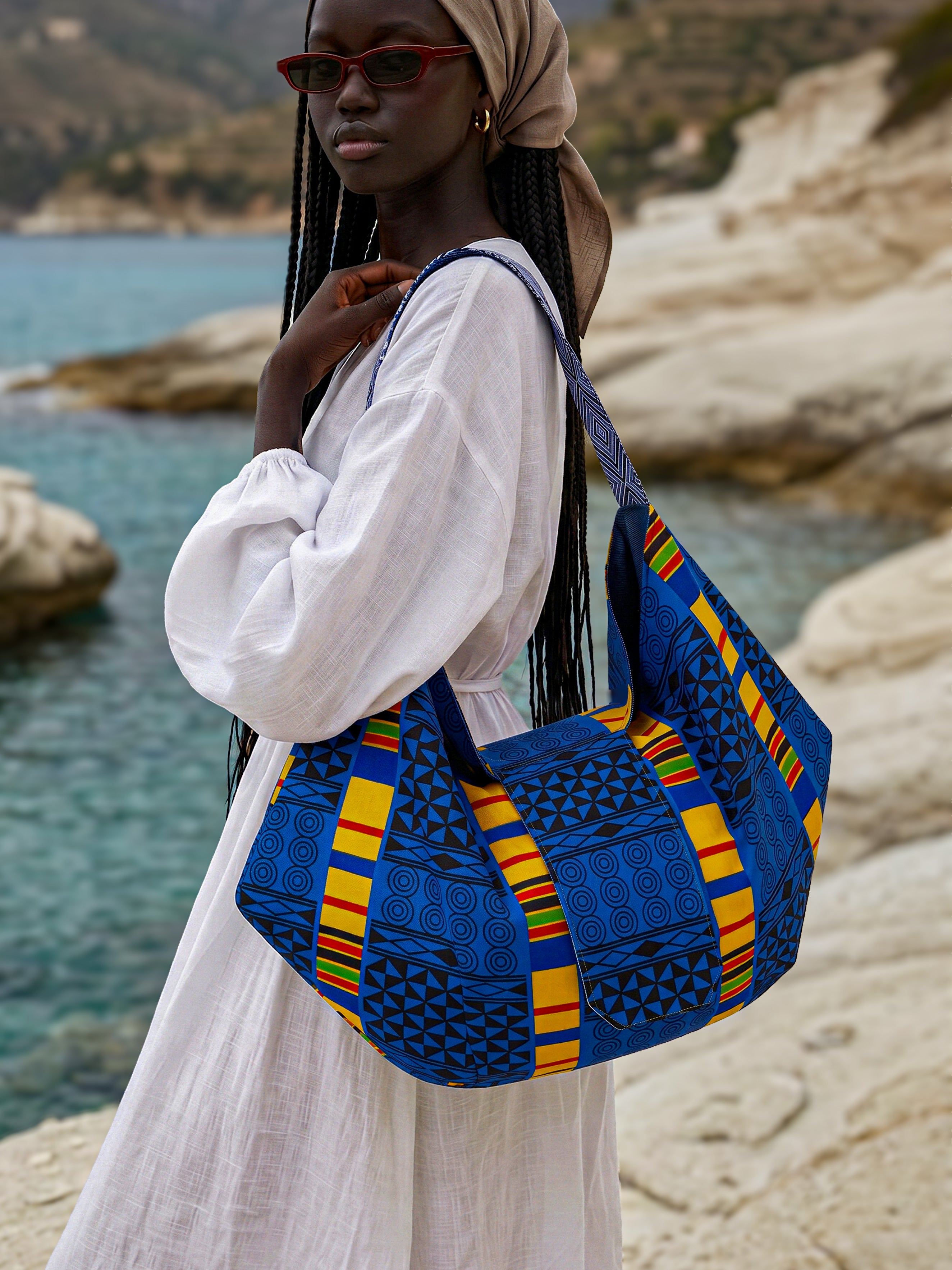 SIGANNA Origami Essence - Artisan African Print Bag