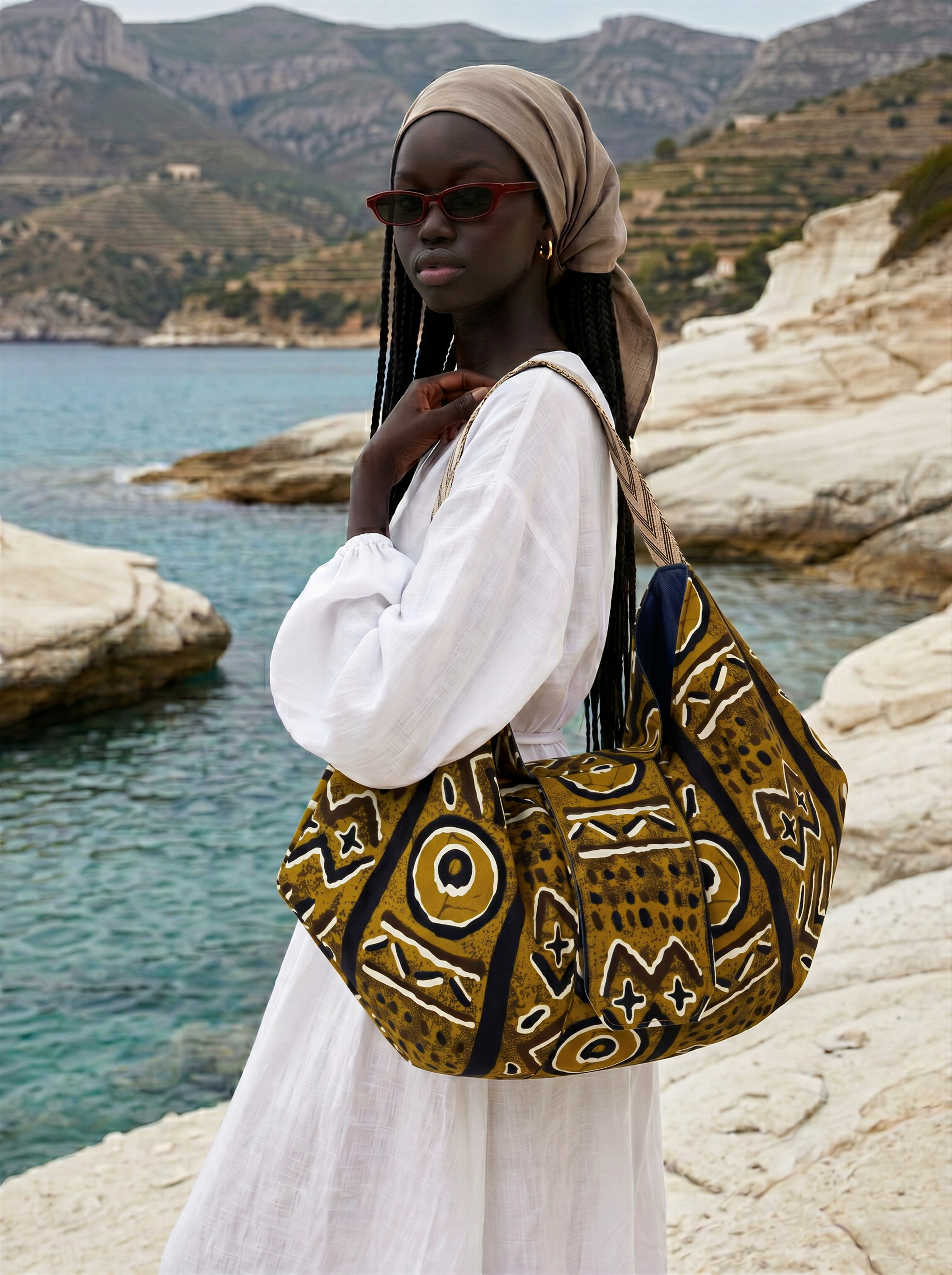 SIGANNA Origami Essence - Artisan African Print Bag