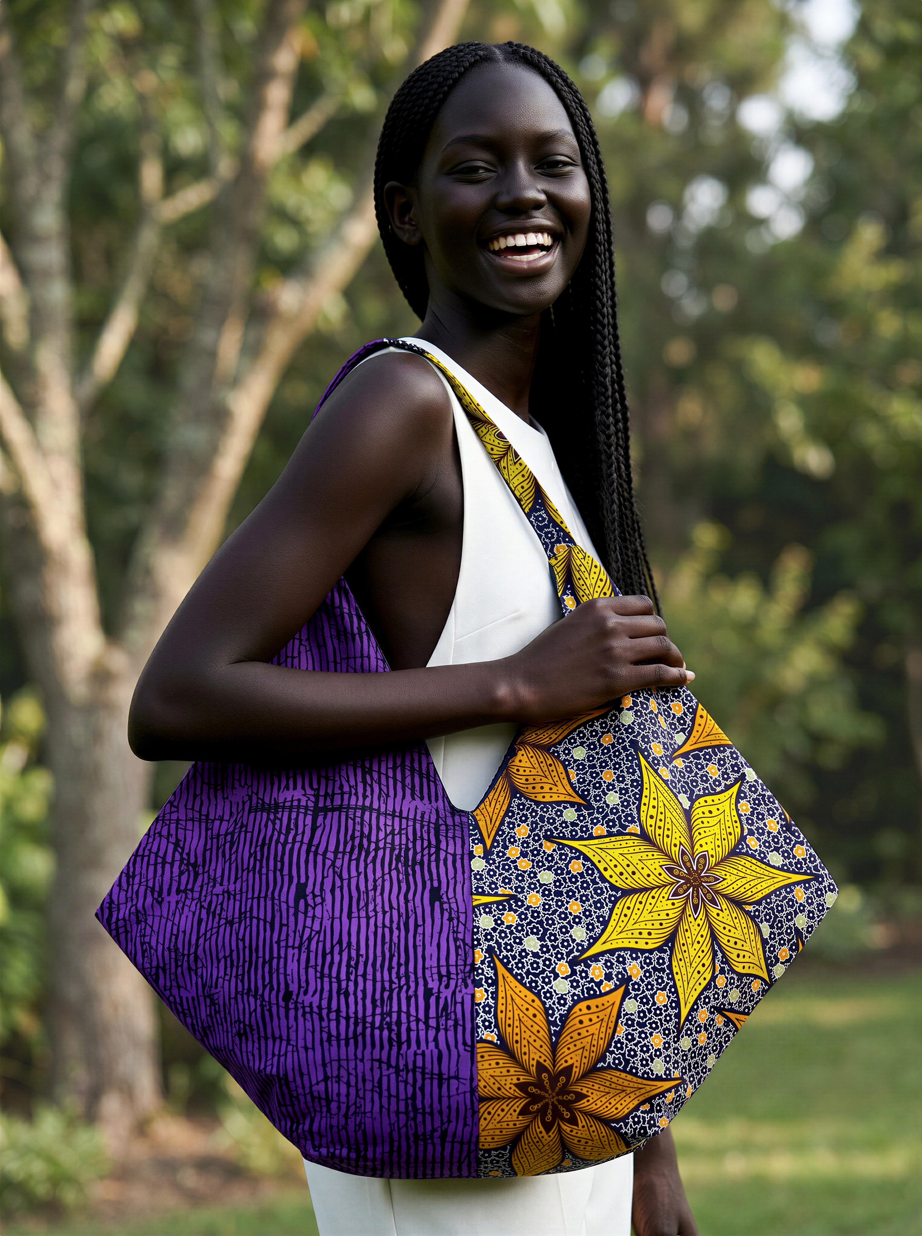 SIGANNA | Silence in Change - African Print Butterfly Bag