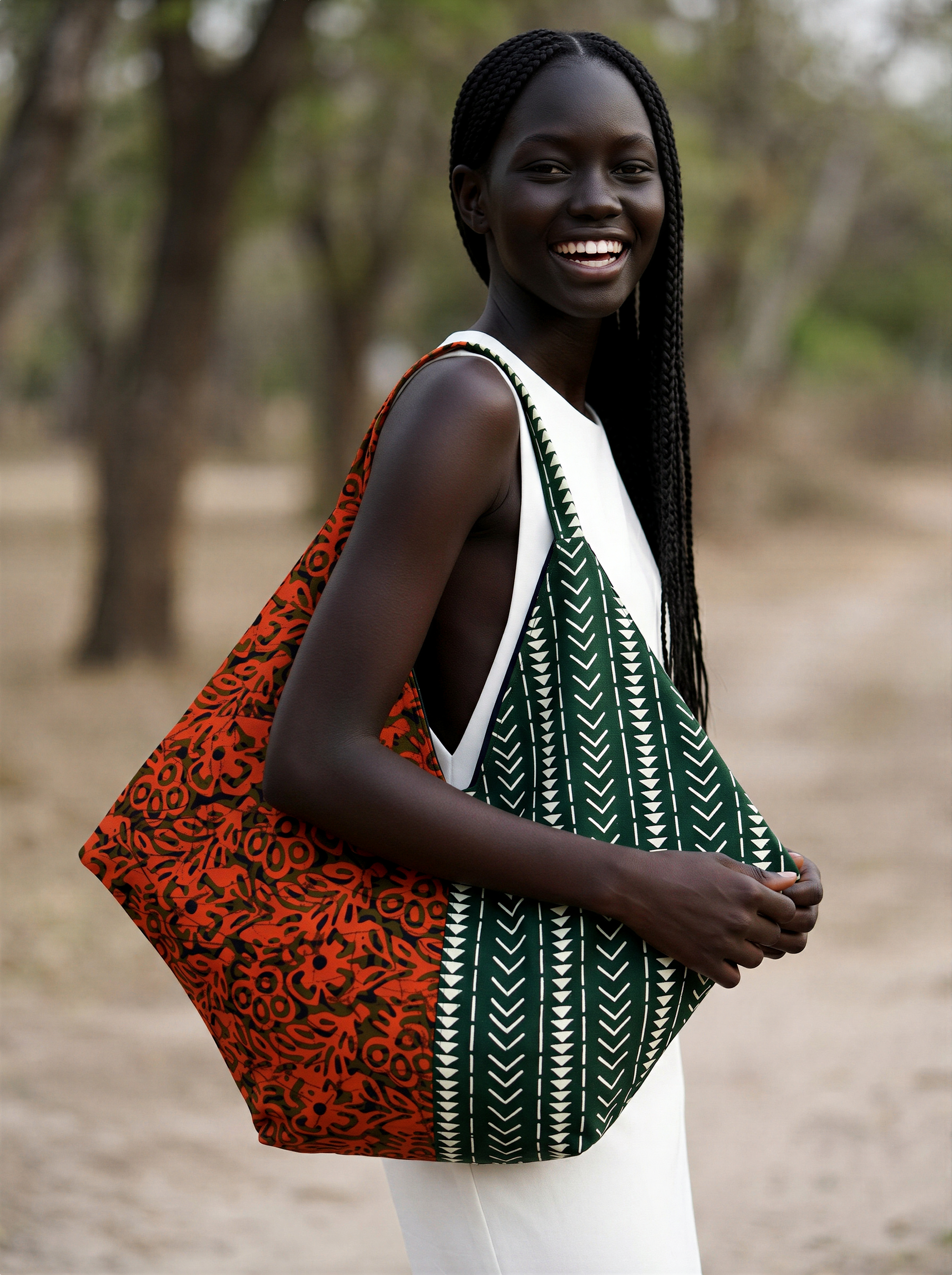 SIGANNA | Silence in Change - African Print Butterfly Bag