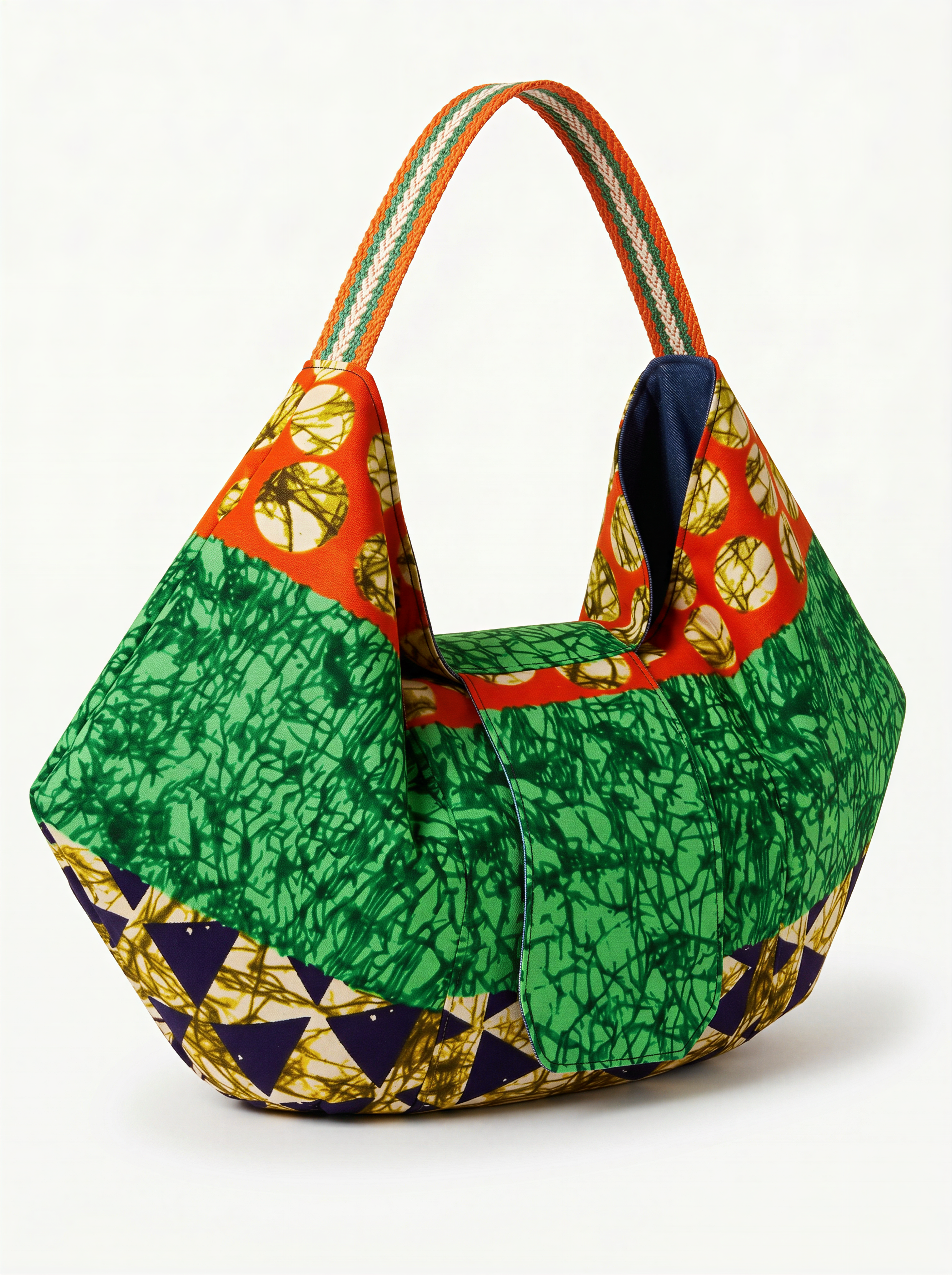 SIGANNA Origami Essence - Artisan African Print Bag