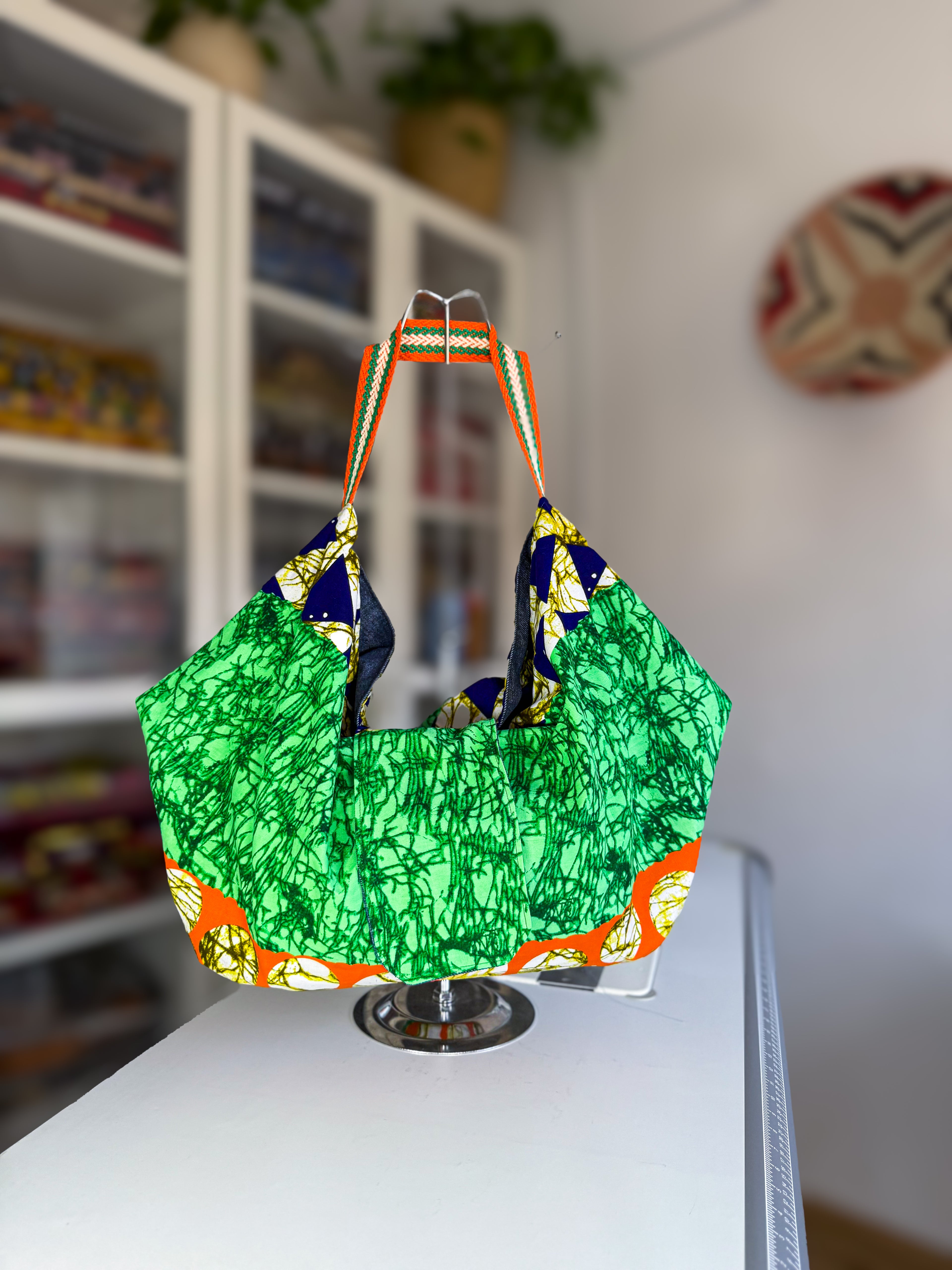 SIGANNA Origami Essence - Artisan African Print Bag