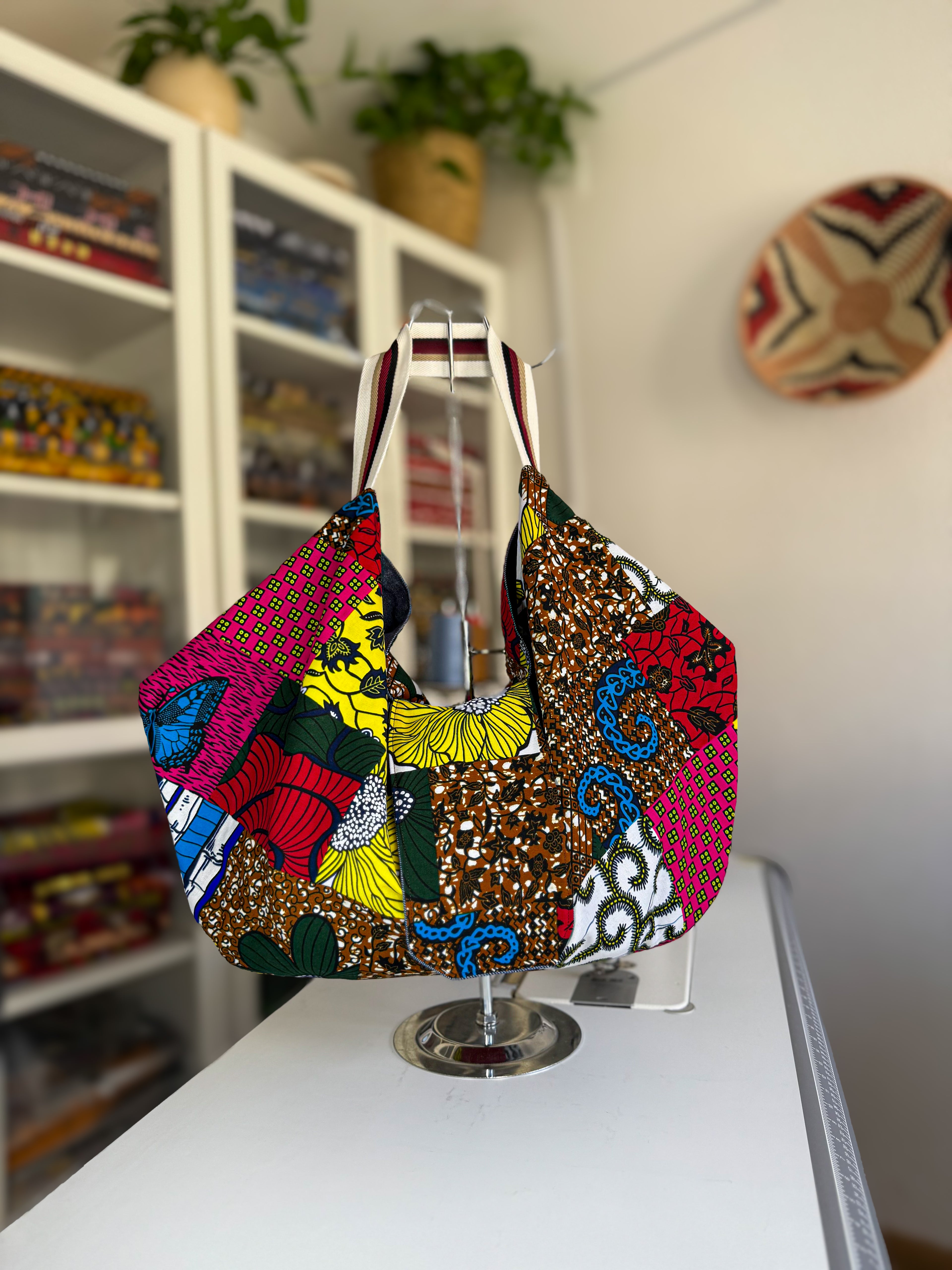 SIGANNA Origami Essence - Artisan African Print Bag