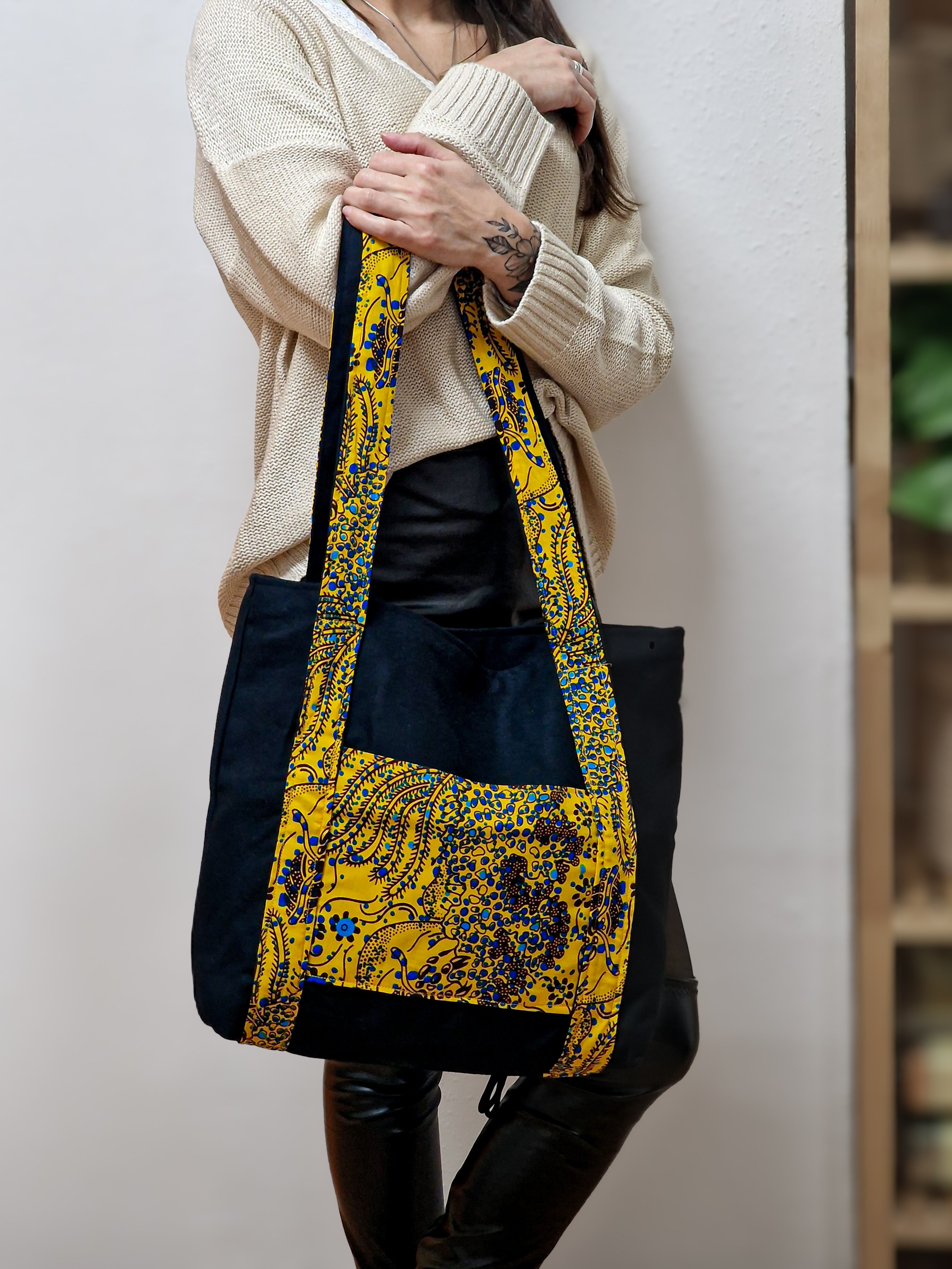 SIGANNA Grounded Elegance - Artisan African Tote Bag