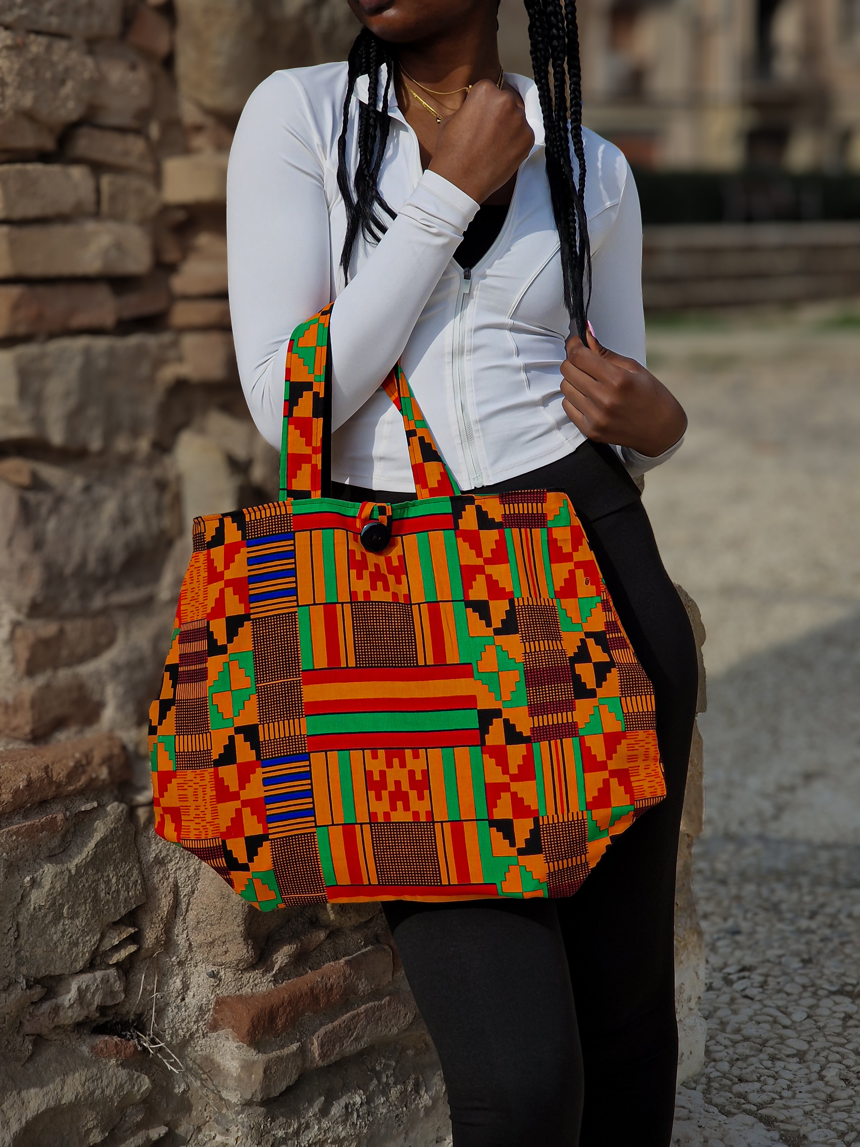 SIGANNA Cultural Grace – Artisan African Shoulder Bag