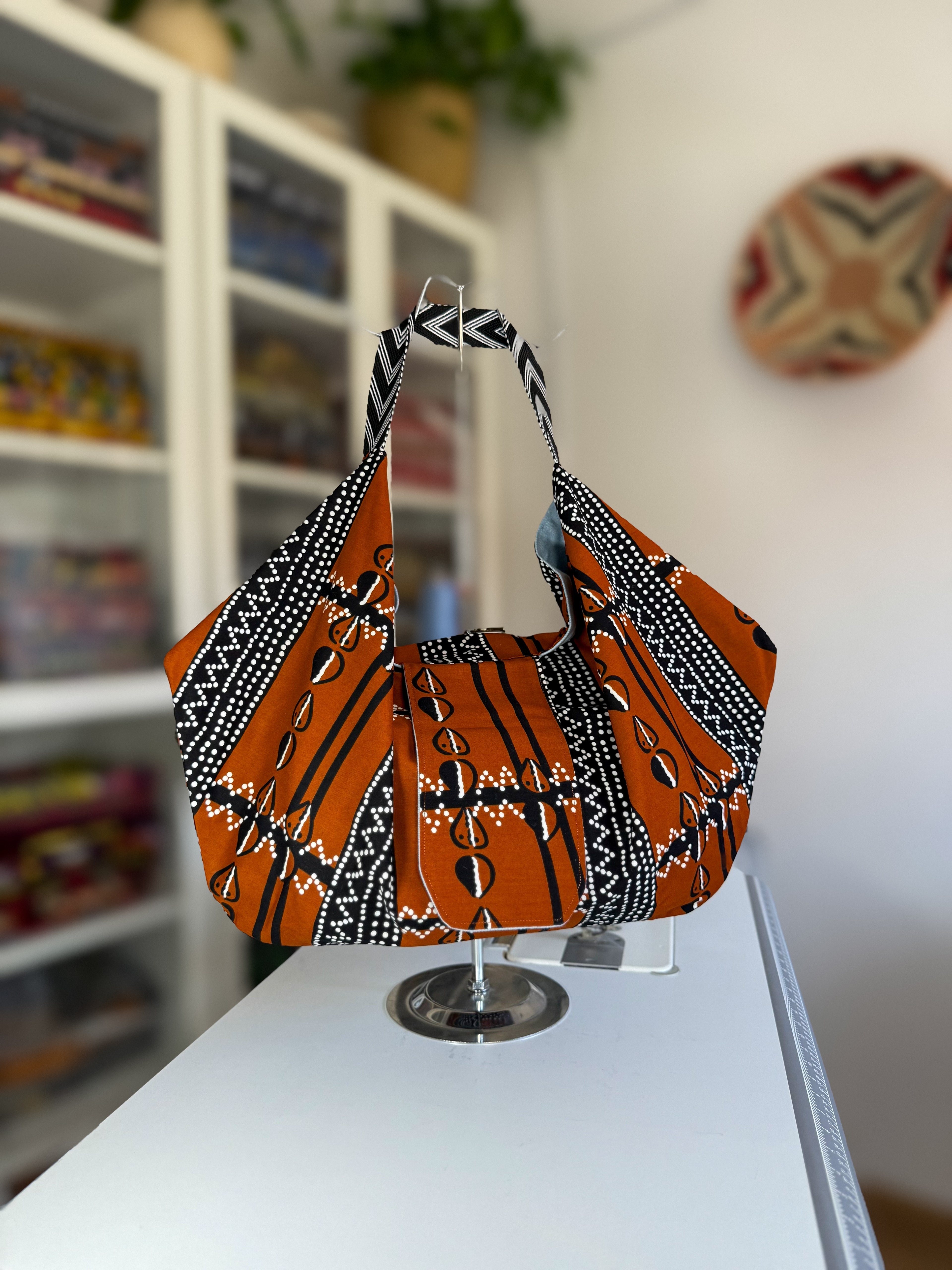 SIGANNA Origami Essence - Artisan African Print Bag