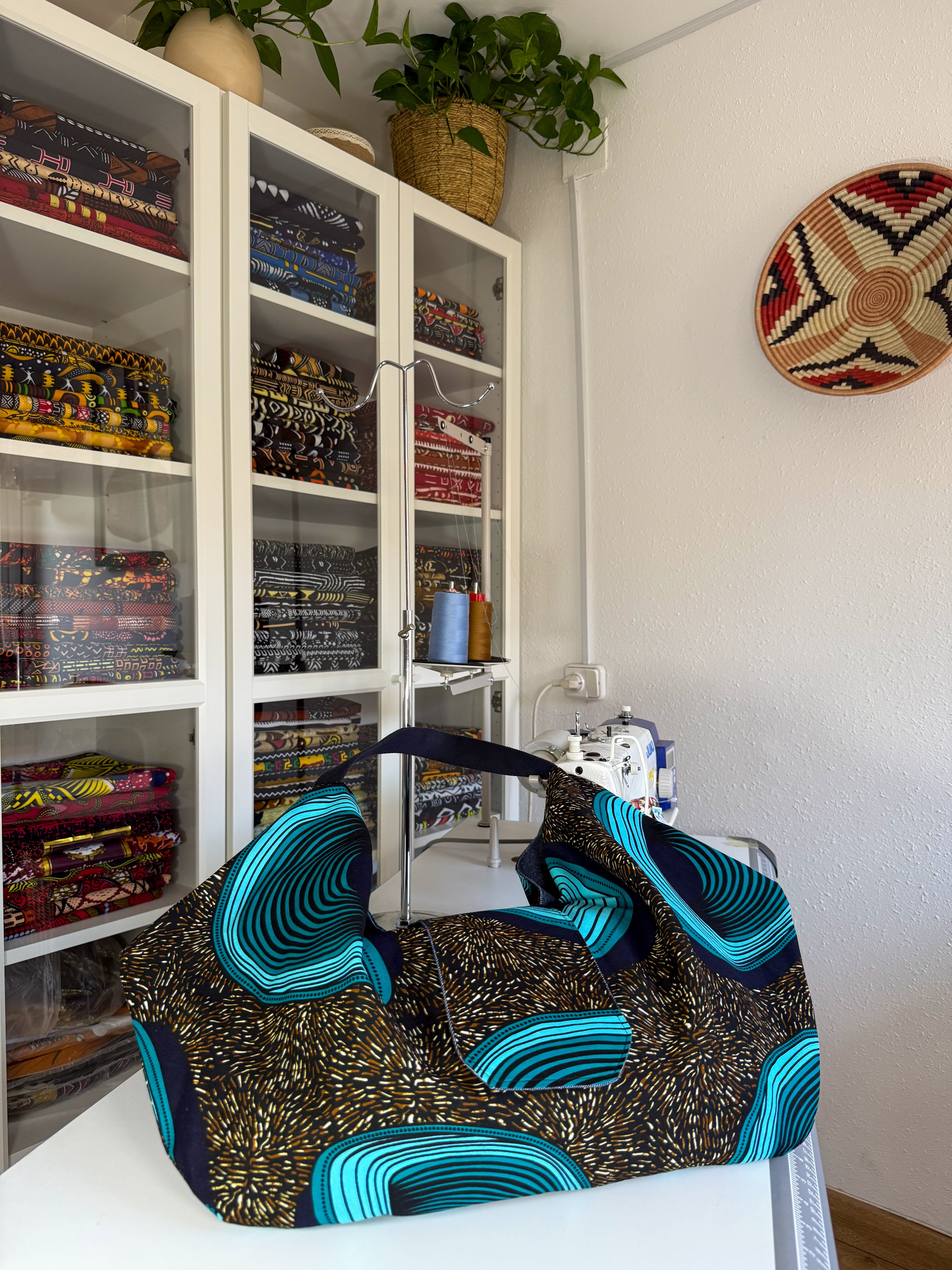 SIGANNA Origami Essence - Artisan African Print Bag