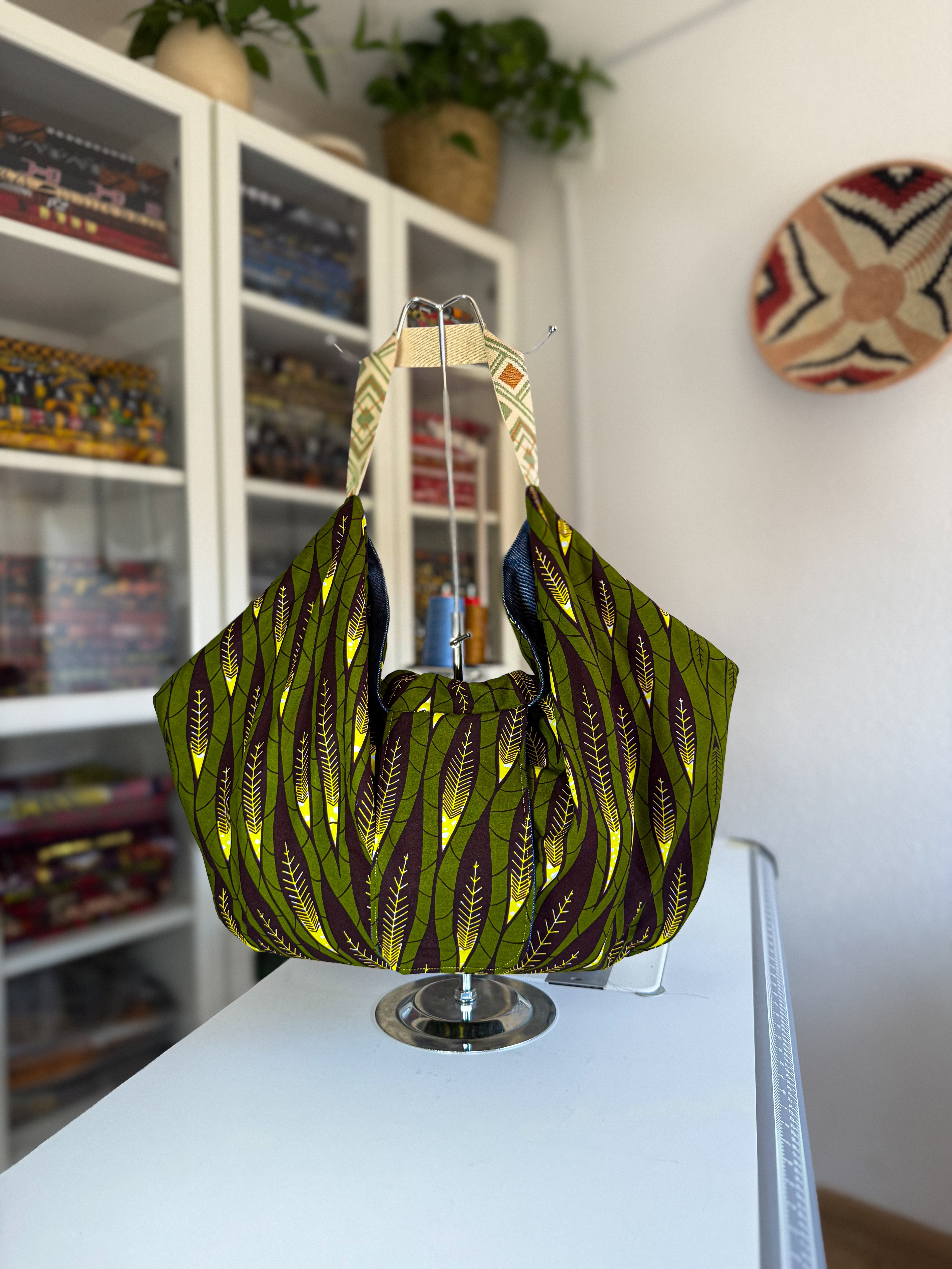 SIGANNA Origami Essence - Artisan African Print Bag